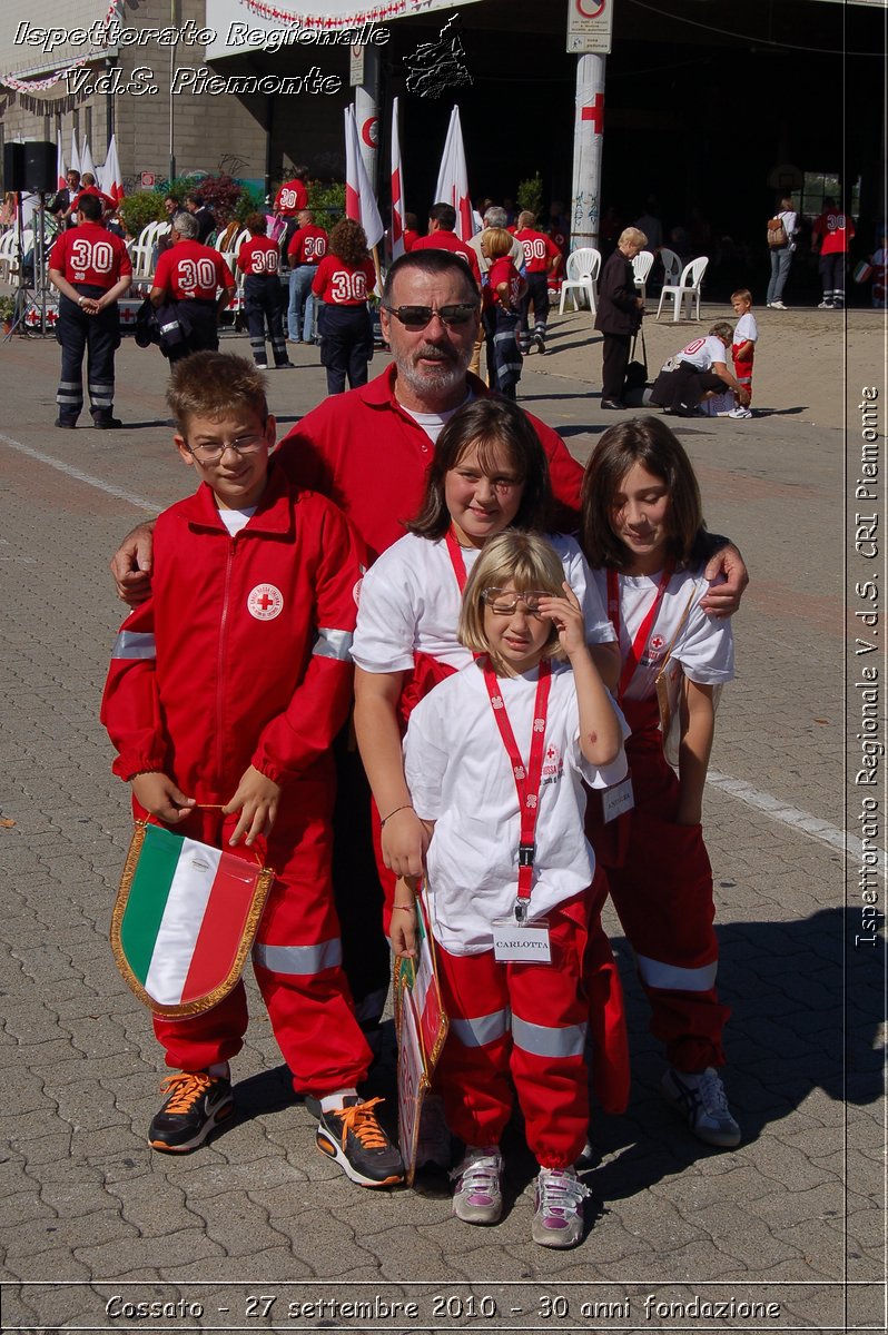 Cossato - 27 settembre 2010 - 30 anni fondazione -  Croce Rossa Italiana - Ispettorato Regionale Volontari del Soccorso Piemonte