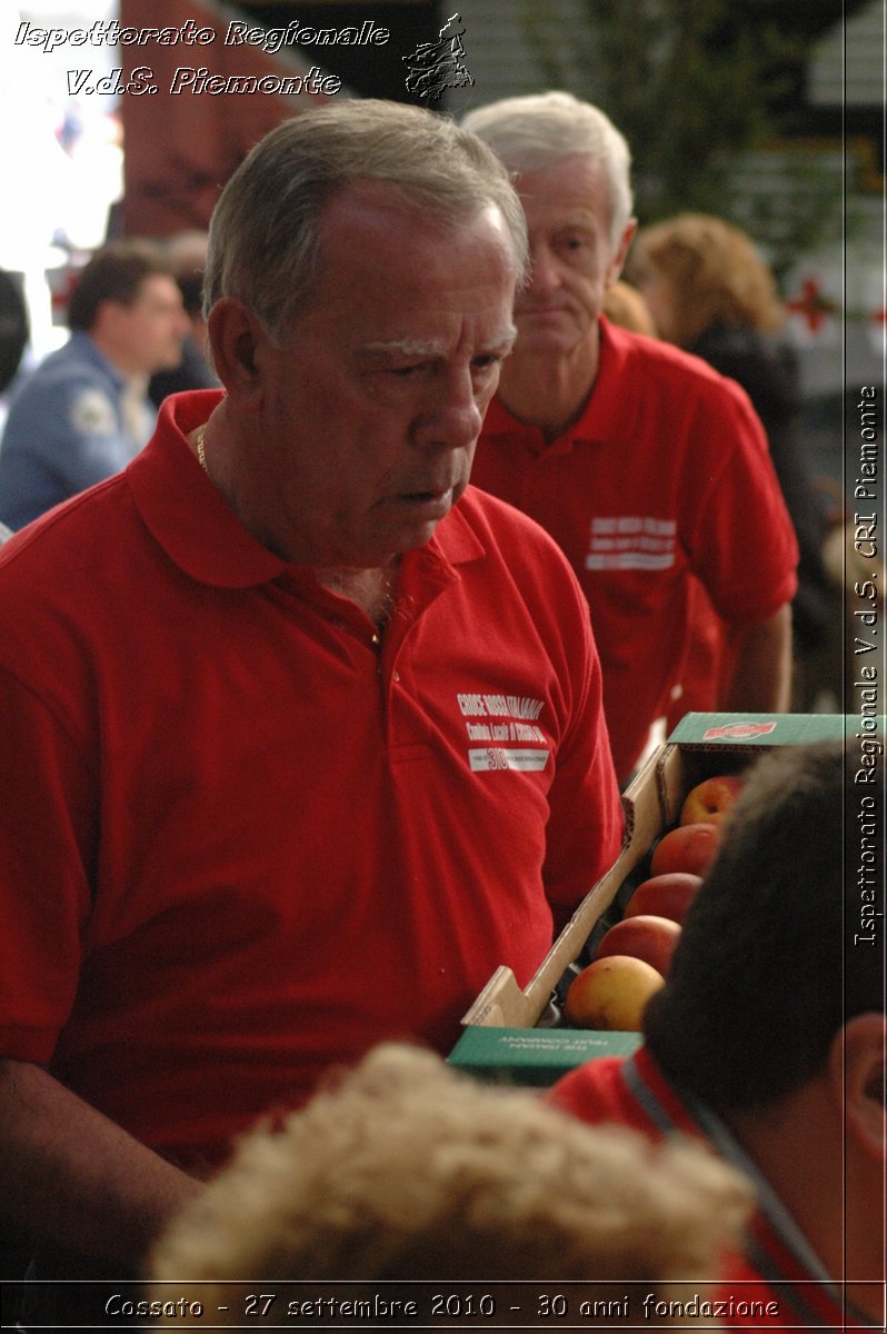 Cossato - 27 settembre 2010 - 30 anni fondazione -  Croce Rossa Italiana - Ispettorato Regionale Volontari del Soccorso Piemonte