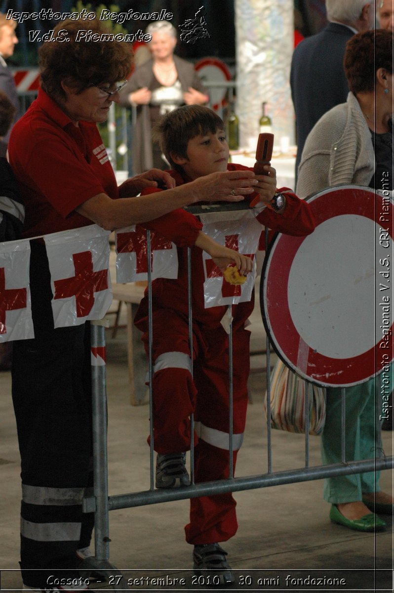 Cossato - 27 settembre 2010 - 30 anni fondazione -  Croce Rossa Italiana - Ispettorato Regionale Volontari del Soccorso Piemonte