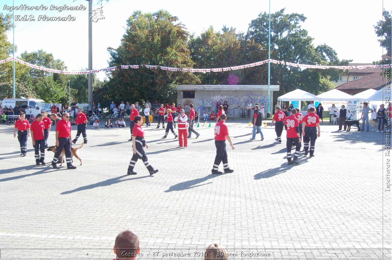 Cossato - 27 settembre 2010 - 30 anni fondazione -  Croce Rossa Italiana - Ispettorato Regionale Volontari del Soccorso Piemonte