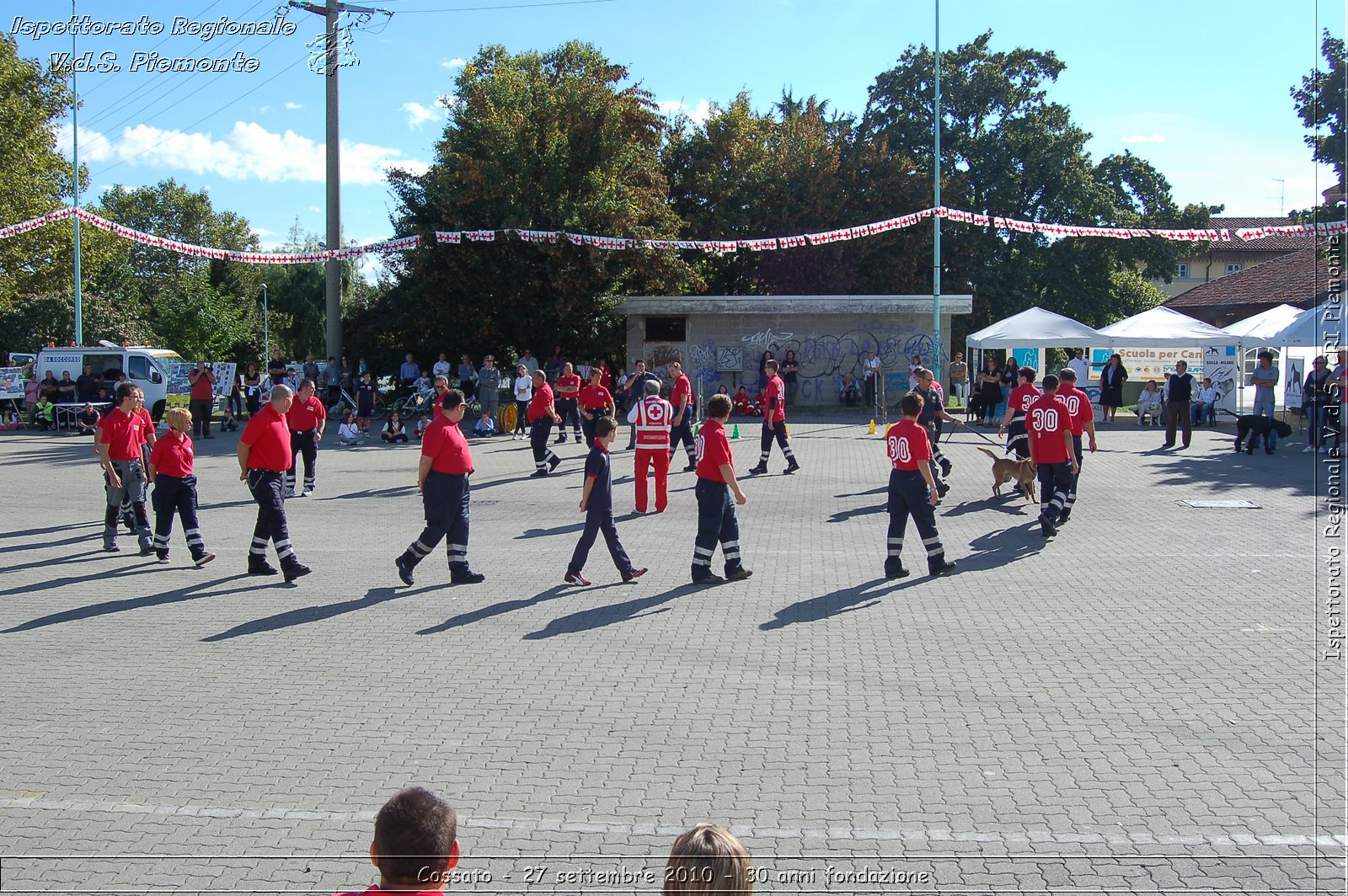 Cossato - 27 settembre 2010 - 30 anni fondazione -  Croce Rossa Italiana - Ispettorato Regionale Volontari del Soccorso Piemonte