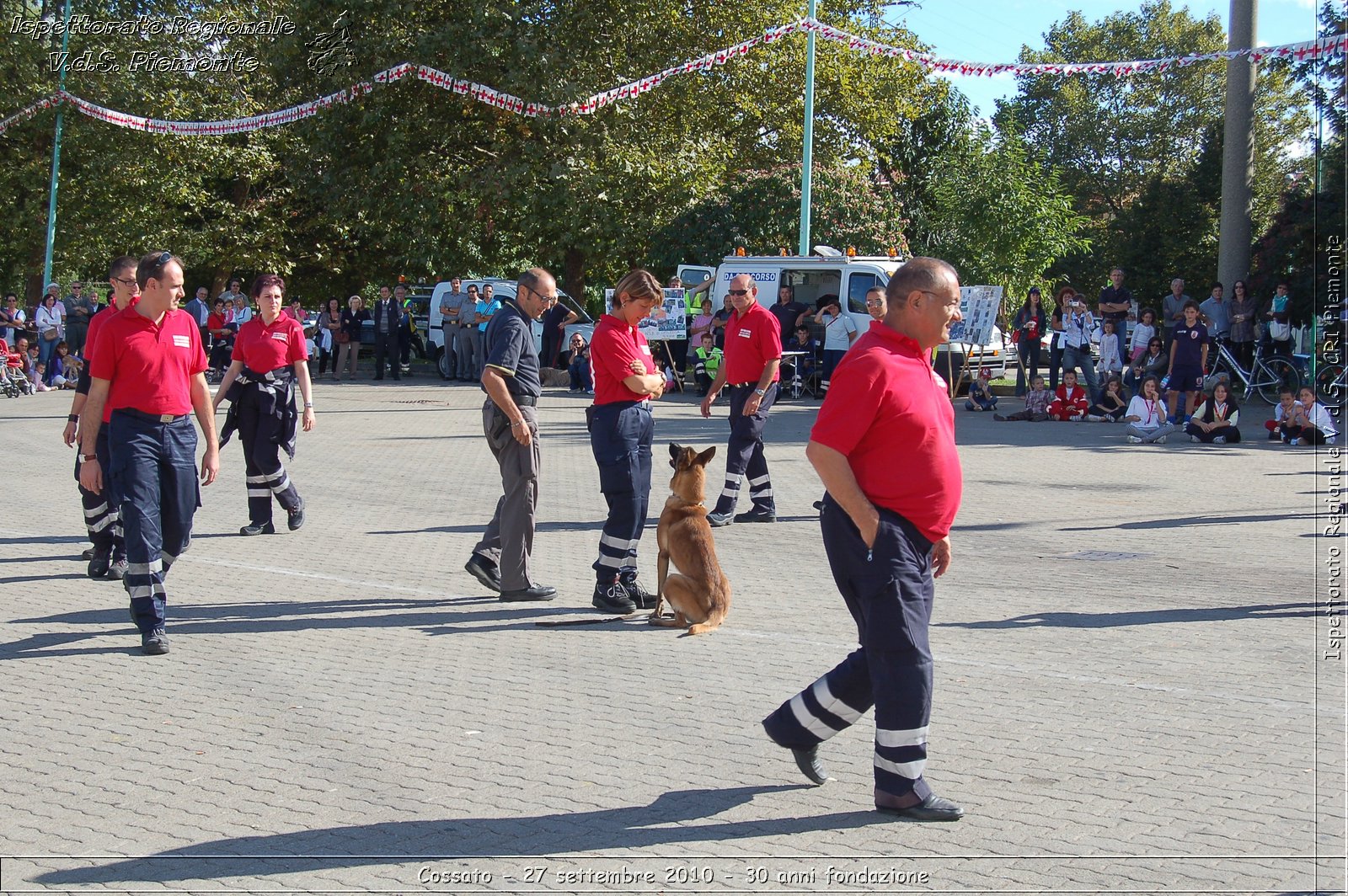 Cossato - 27 settembre 2010 - 30 anni fondazione -  Croce Rossa Italiana - Ispettorato Regionale Volontari del Soccorso Piemonte