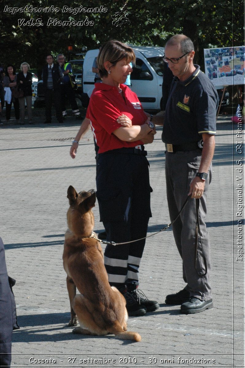 Cossato - 27 settembre 2010 - 30 anni fondazione -  Croce Rossa Italiana - Ispettorato Regionale Volontari del Soccorso Piemonte