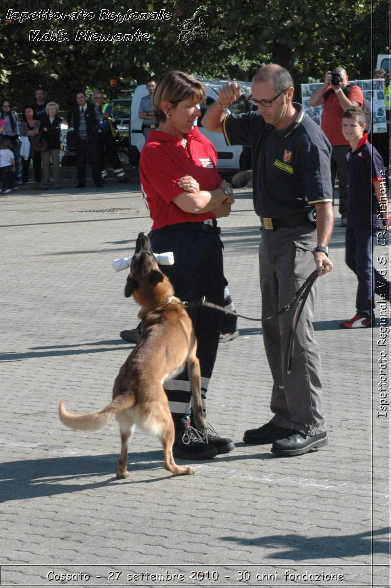 Cossato - 27 settembre 2010 - 30 anni fondazione -  Croce Rossa Italiana - Ispettorato Regionale Volontari del Soccorso Piemonte