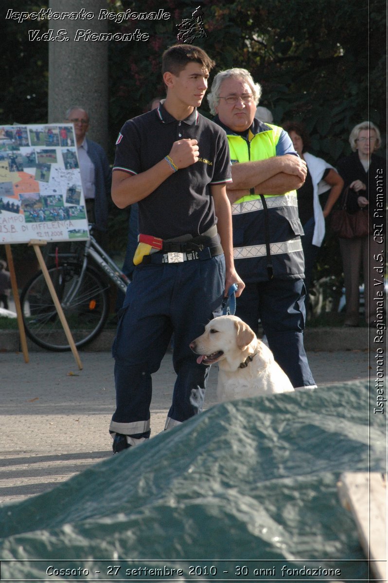 Cossato - 27 settembre 2010 - 30 anni fondazione -  Croce Rossa Italiana - Ispettorato Regionale Volontari del Soccorso Piemonte