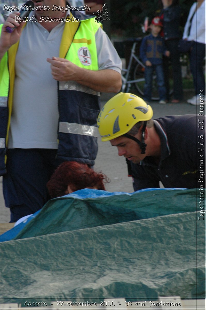 Cossato - 27 settembre 2010 - 30 anni fondazione -  Croce Rossa Italiana - Ispettorato Regionale Volontari del Soccorso Piemonte