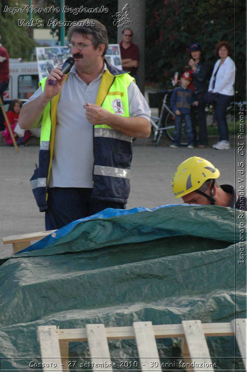 Cossato - 27 settembre 2010 - 30 anni fondazione -  Croce Rossa Italiana - Ispettorato Regionale Volontari del Soccorso Piemonte