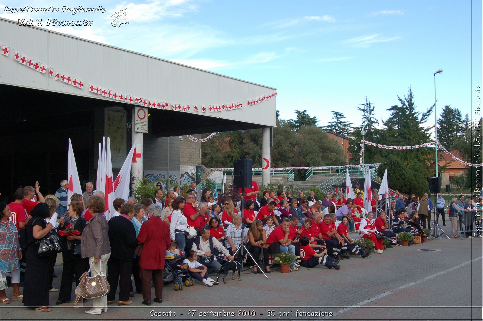 Cossato - 27 settembre 2010 - 30 anni fondazione -  Croce Rossa Italiana - Ispettorato Regionale Volontari del Soccorso Piemonte