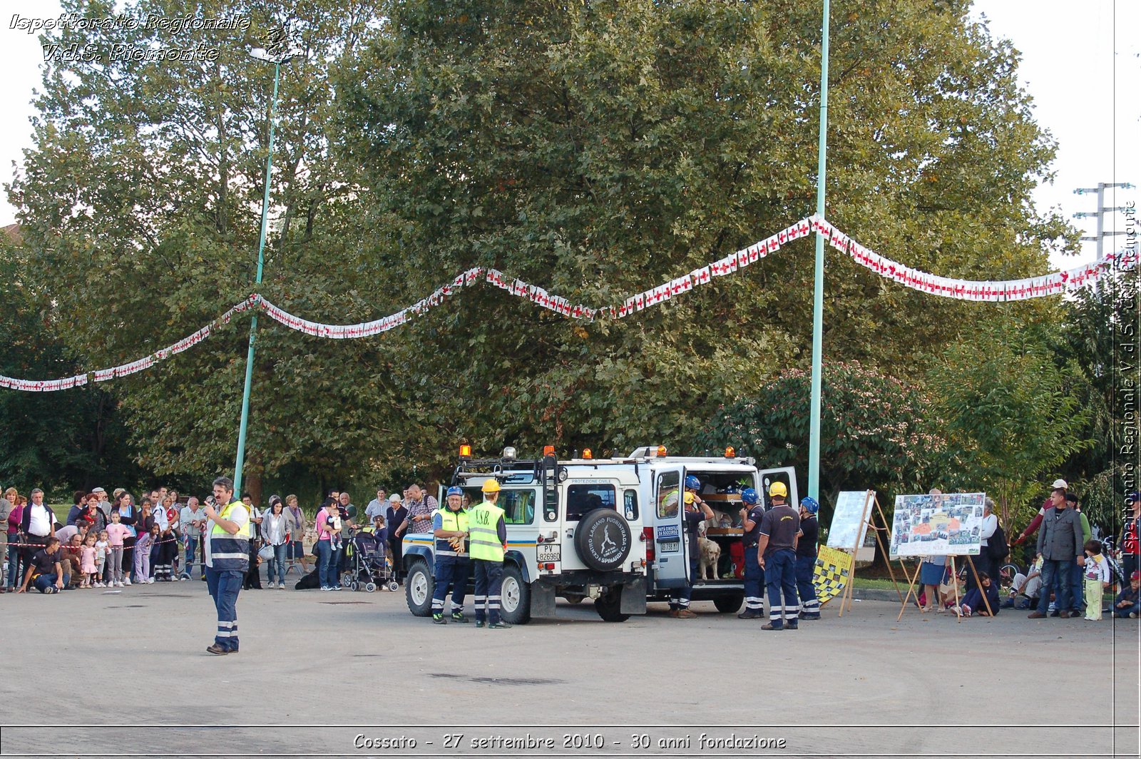 Cossato - 27 settembre 2010 - 30 anni fondazione -  Croce Rossa Italiana - Ispettorato Regionale Volontari del Soccorso Piemonte