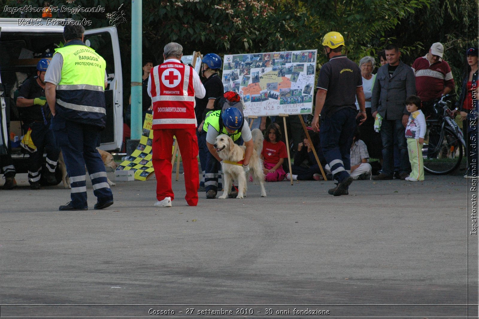 Cossato - 27 settembre 2010 - 30 anni fondazione -  Croce Rossa Italiana - Ispettorato Regionale Volontari del Soccorso Piemonte