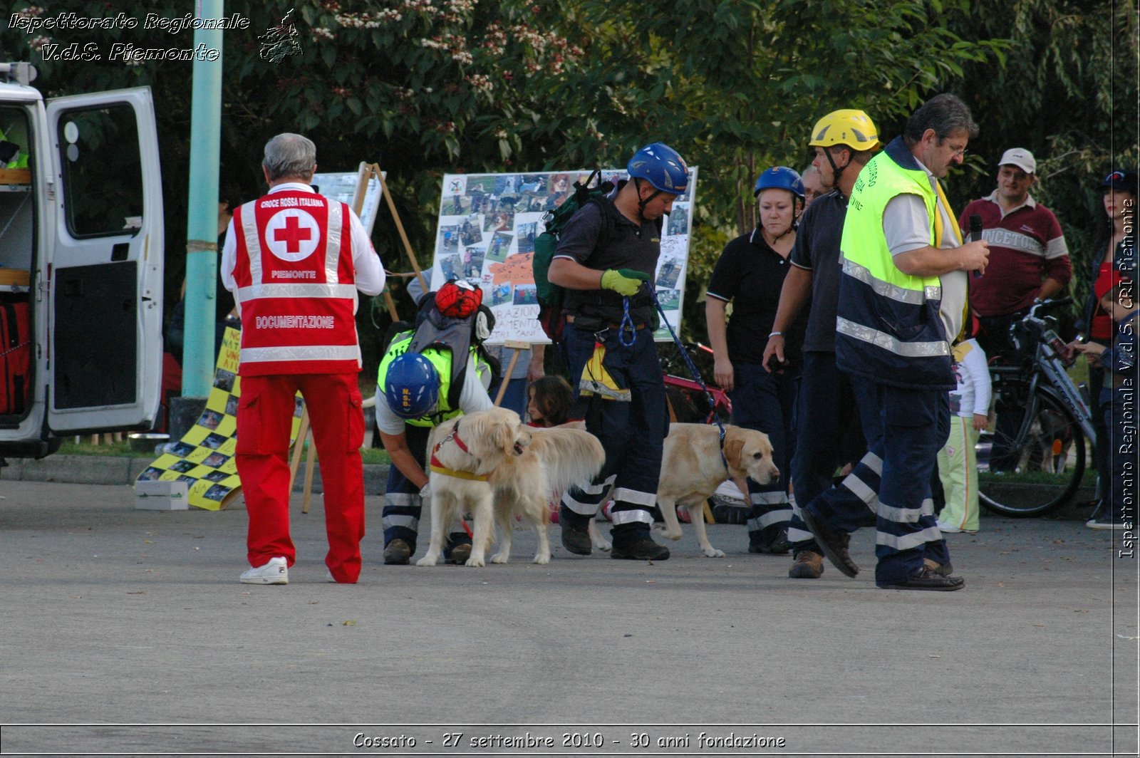 Cossato - 27 settembre 2010 - 30 anni fondazione -  Croce Rossa Italiana - Ispettorato Regionale Volontari del Soccorso Piemonte