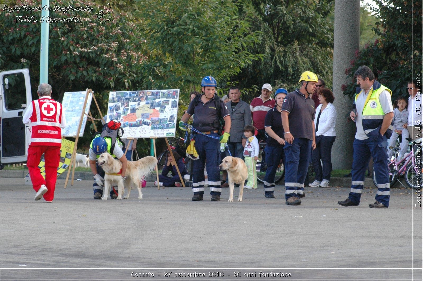 Cossato - 27 settembre 2010 - 30 anni fondazione -  Croce Rossa Italiana - Ispettorato Regionale Volontari del Soccorso Piemonte