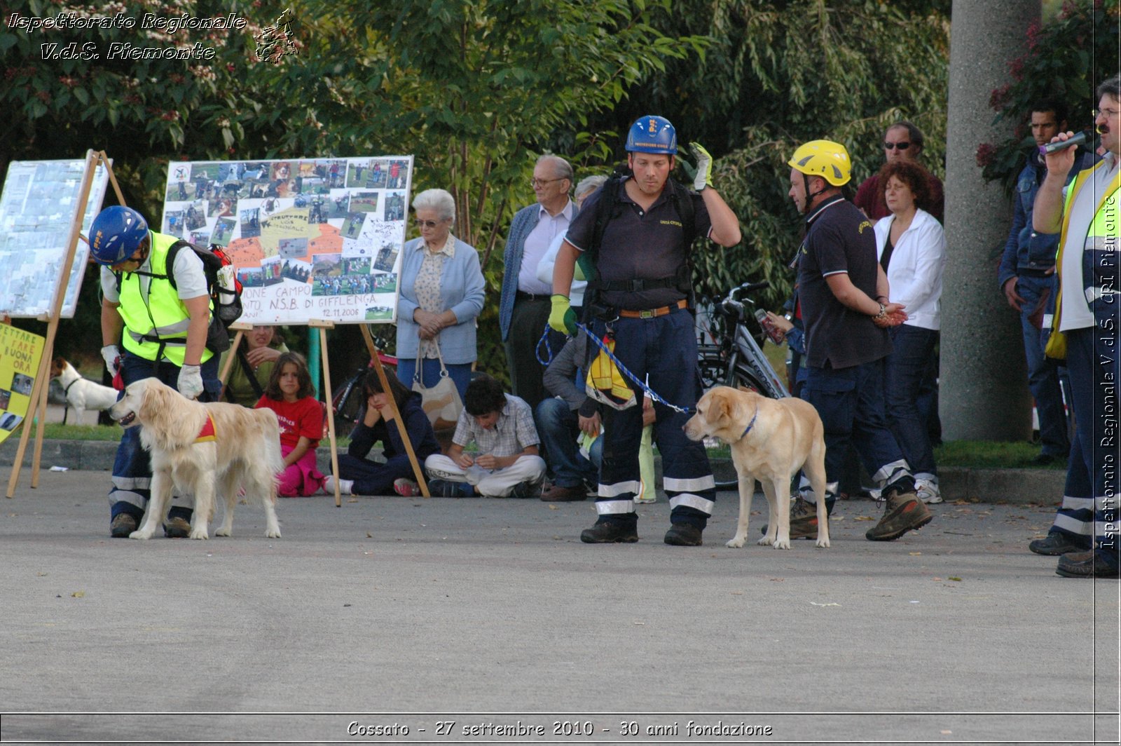 Cossato - 27 settembre 2010 - 30 anni fondazione -  Croce Rossa Italiana - Ispettorato Regionale Volontari del Soccorso Piemonte