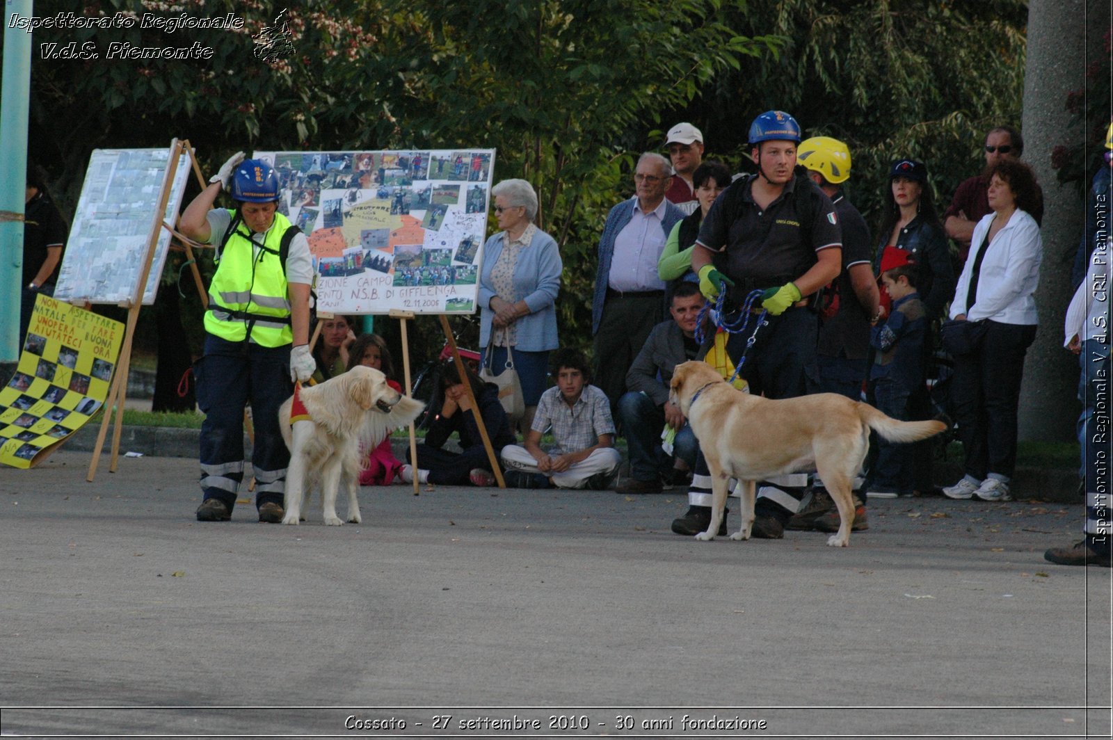 Cossato - 27 settembre 2010 - 30 anni fondazione -  Croce Rossa Italiana - Ispettorato Regionale Volontari del Soccorso Piemonte