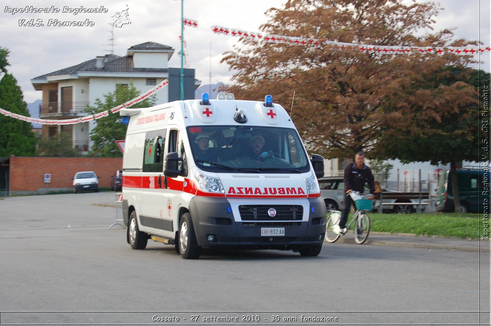 Cossato - 27 settembre 2010 - 30 anni fondazione -  Croce Rossa Italiana - Ispettorato Regionale Volontari del Soccorso Piemonte