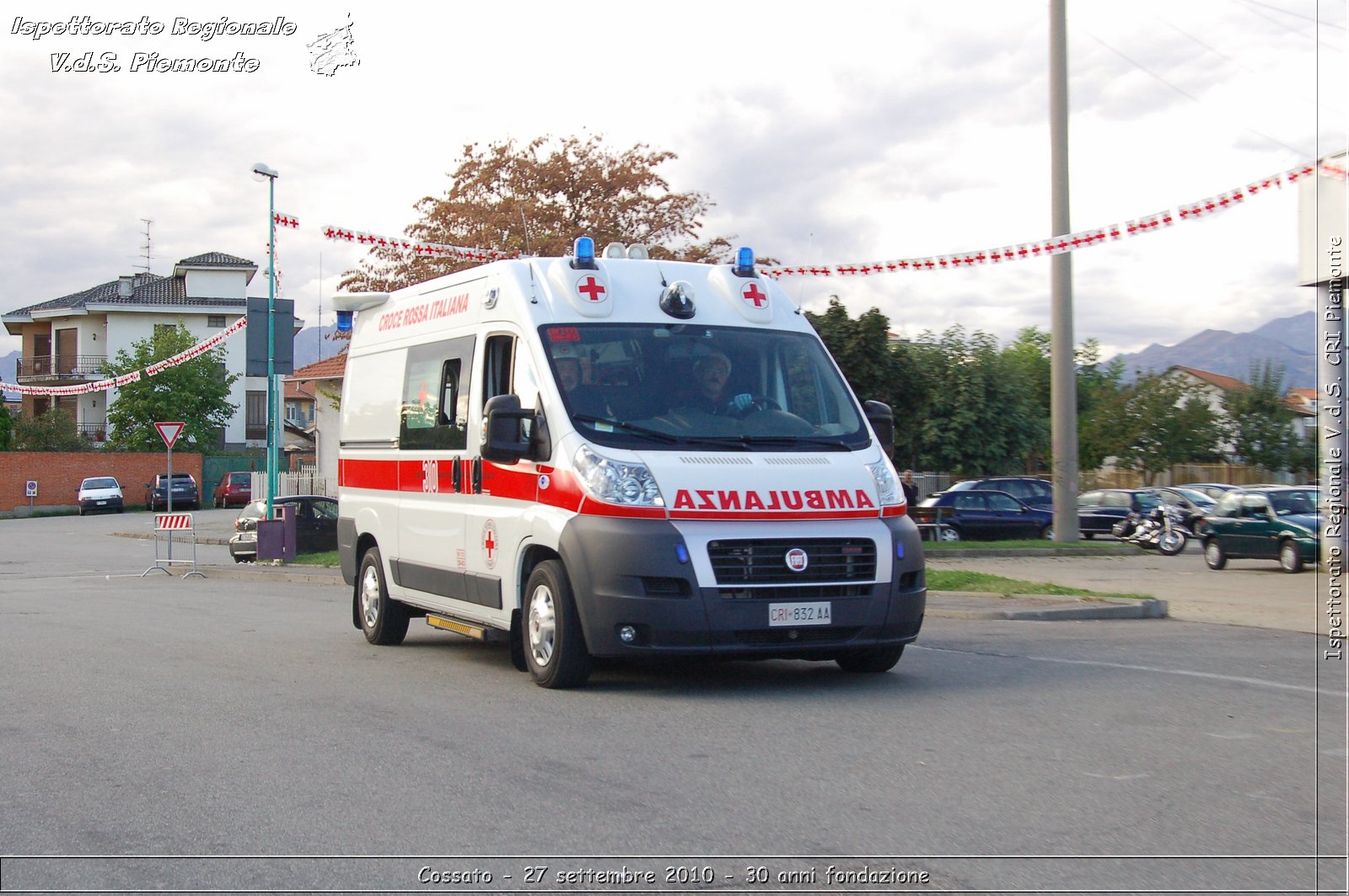 Cossato - 27 settembre 2010 - 30 anni fondazione -  Croce Rossa Italiana - Ispettorato Regionale Volontari del Soccorso Piemonte