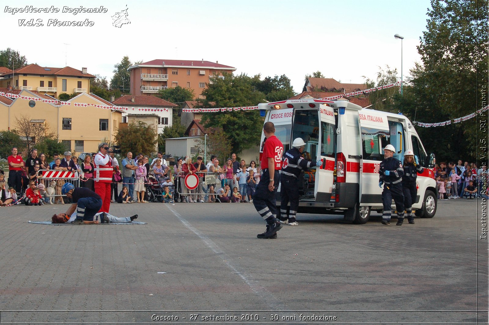 Cossato - 27 settembre 2010 - 30 anni fondazione -  Croce Rossa Italiana - Ispettorato Regionale Volontari del Soccorso Piemonte