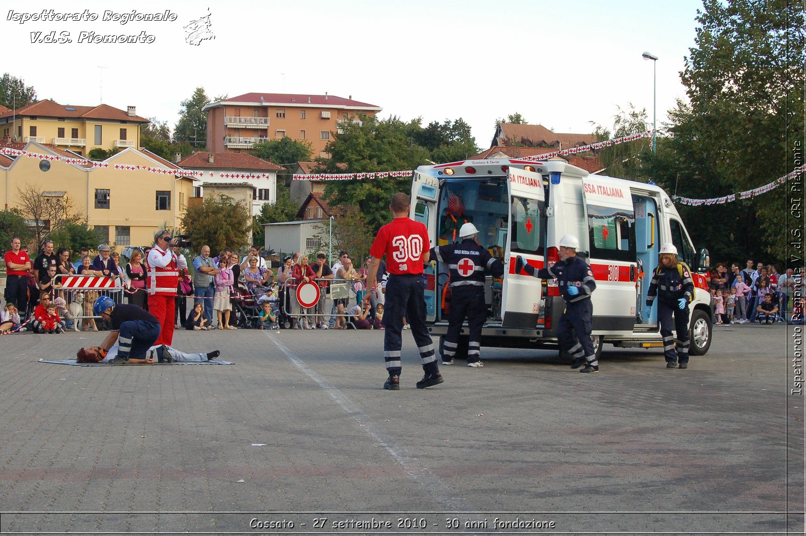 Cossato - 27 settembre 2010 - 30 anni fondazione -  Croce Rossa Italiana - Ispettorato Regionale Volontari del Soccorso Piemonte