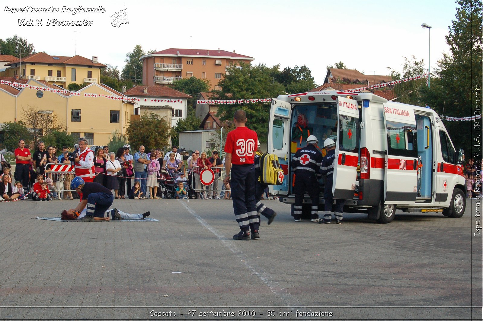 Cossato - 27 settembre 2010 - 30 anni fondazione -  Croce Rossa Italiana - Ispettorato Regionale Volontari del Soccorso Piemonte