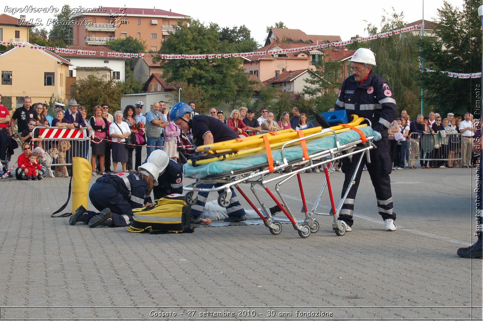 Cossato - 27 settembre 2010 - 30 anni fondazione -  Croce Rossa Italiana - Ispettorato Regionale Volontari del Soccorso Piemonte