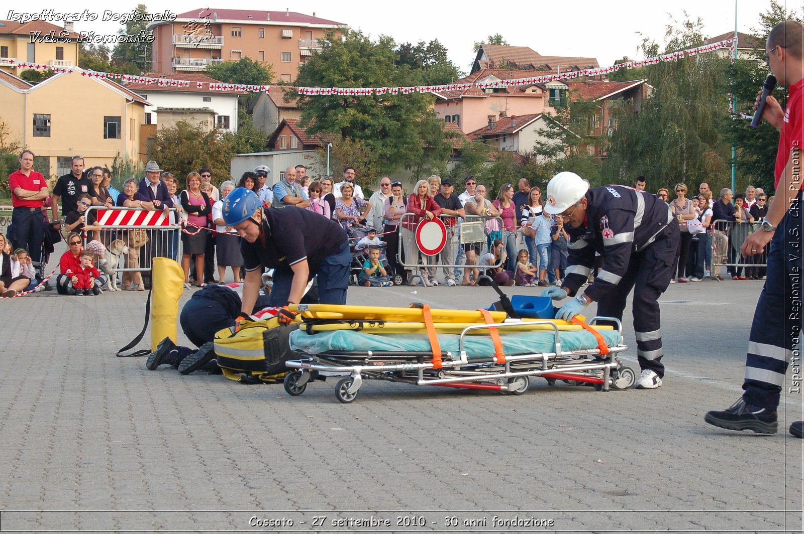 Cossato - 27 settembre 2010 - 30 anni fondazione -  Croce Rossa Italiana - Ispettorato Regionale Volontari del Soccorso Piemonte