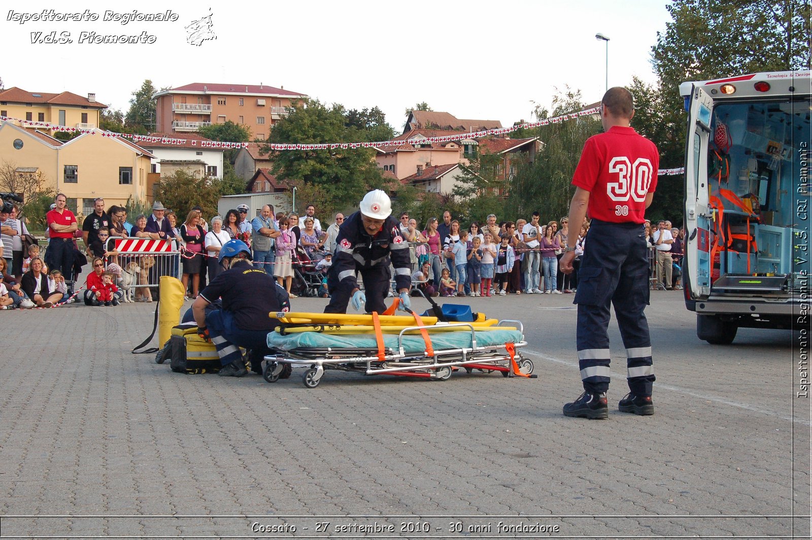 Cossato - 27 settembre 2010 - 30 anni fondazione -  Croce Rossa Italiana - Ispettorato Regionale Volontari del Soccorso Piemonte