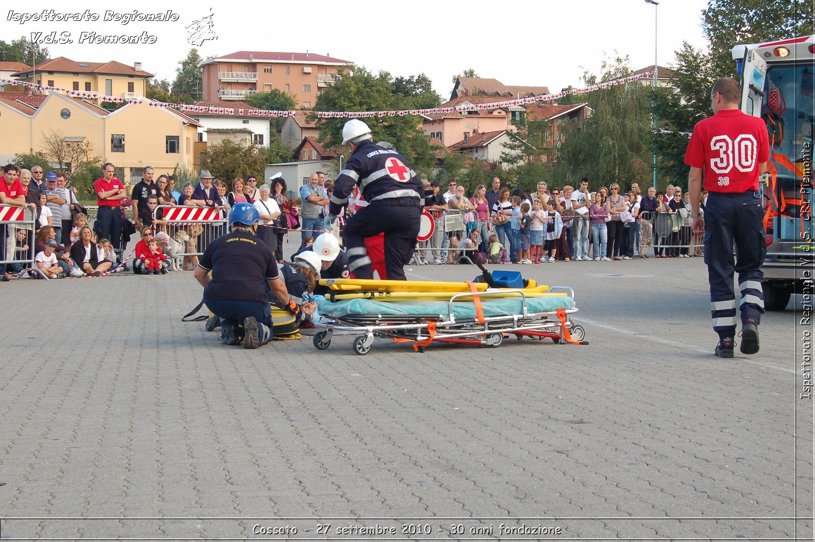 Cossato - 27 settembre 2010 - 30 anni fondazione -  Croce Rossa Italiana - Ispettorato Regionale Volontari del Soccorso Piemonte