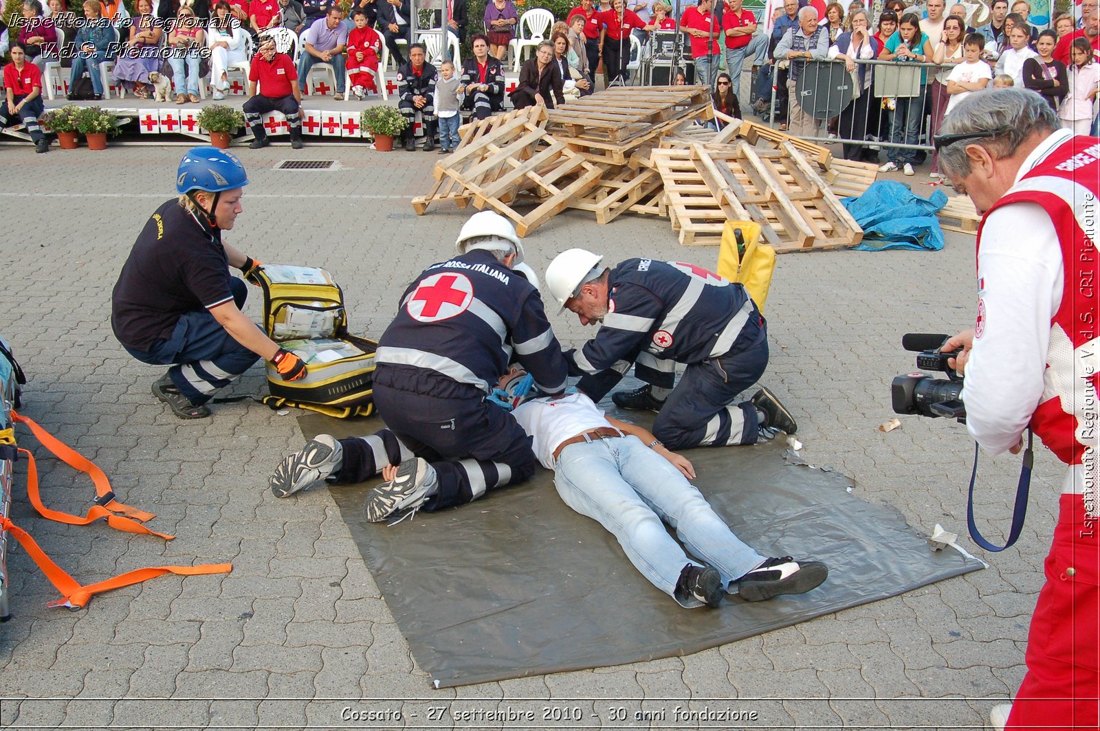 Cossato - 27 settembre 2010 - 30 anni fondazione -  Croce Rossa Italiana - Ispettorato Regionale Volontari del Soccorso Piemonte