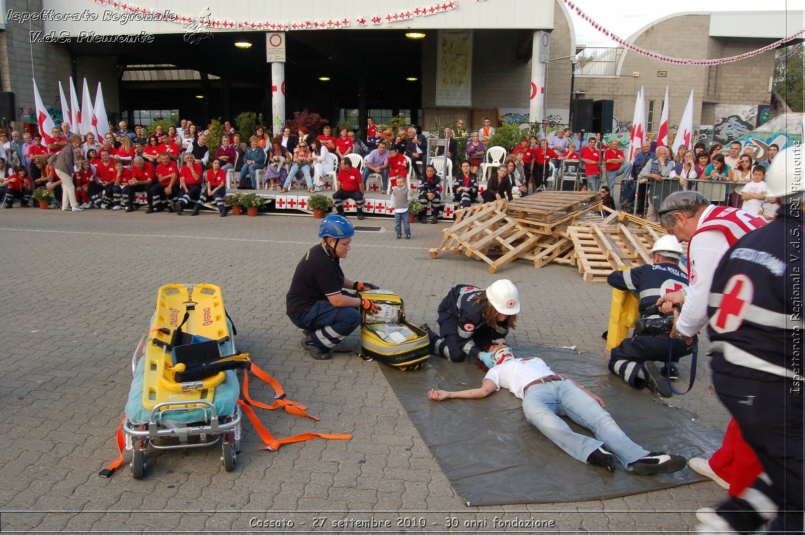 Cossato - 27 settembre 2010 - 30 anni fondazione -  Croce Rossa Italiana - Ispettorato Regionale Volontari del Soccorso Piemonte