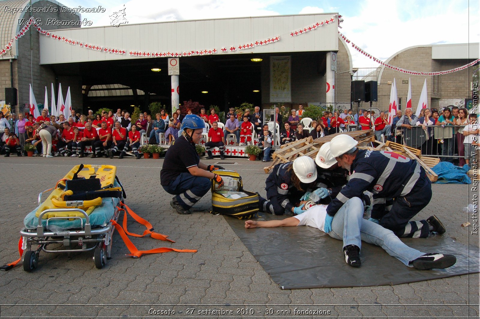 Cossato - 27 settembre 2010 - 30 anni fondazione -  Croce Rossa Italiana - Ispettorato Regionale Volontari del Soccorso Piemonte