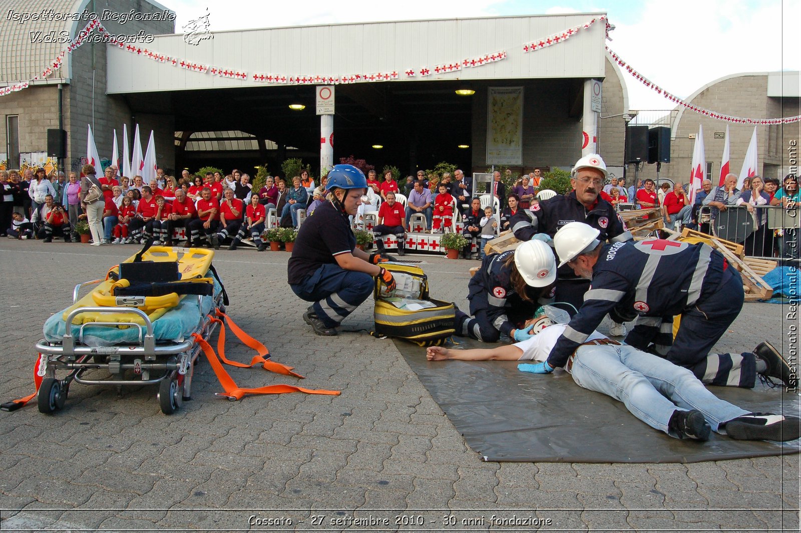 Cossato - 27 settembre 2010 - 30 anni fondazione -  Croce Rossa Italiana - Ispettorato Regionale Volontari del Soccorso Piemonte