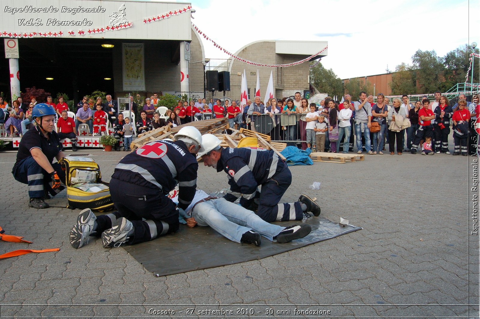 Cossato - 27 settembre 2010 - 30 anni fondazione -  Croce Rossa Italiana - Ispettorato Regionale Volontari del Soccorso Piemonte