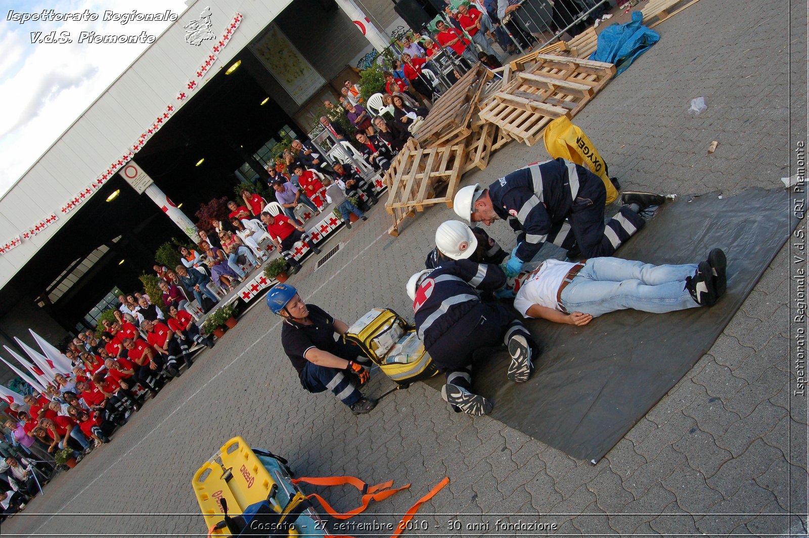 Cossato - 27 settembre 2010 - 30 anni fondazione -  Croce Rossa Italiana - Ispettorato Regionale Volontari del Soccorso Piemonte