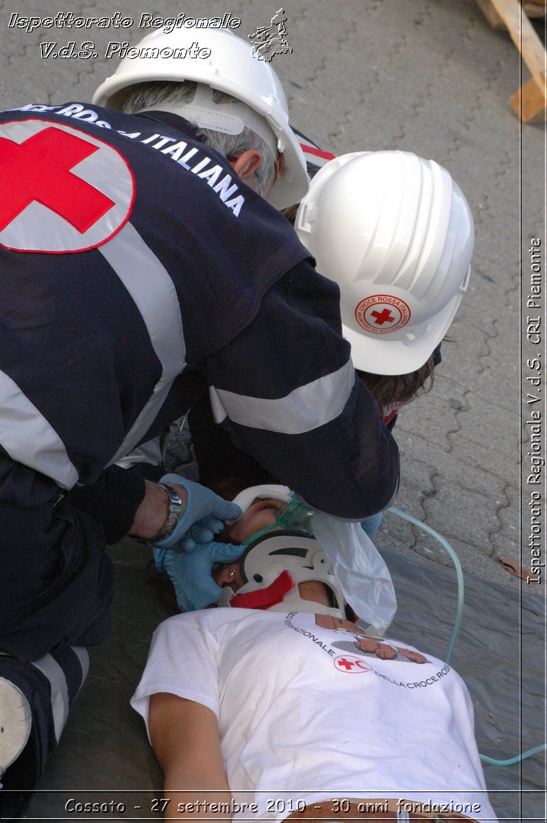 Cossato - 27 settembre 2010 - 30 anni fondazione -  Croce Rossa Italiana - Ispettorato Regionale Volontari del Soccorso Piemonte