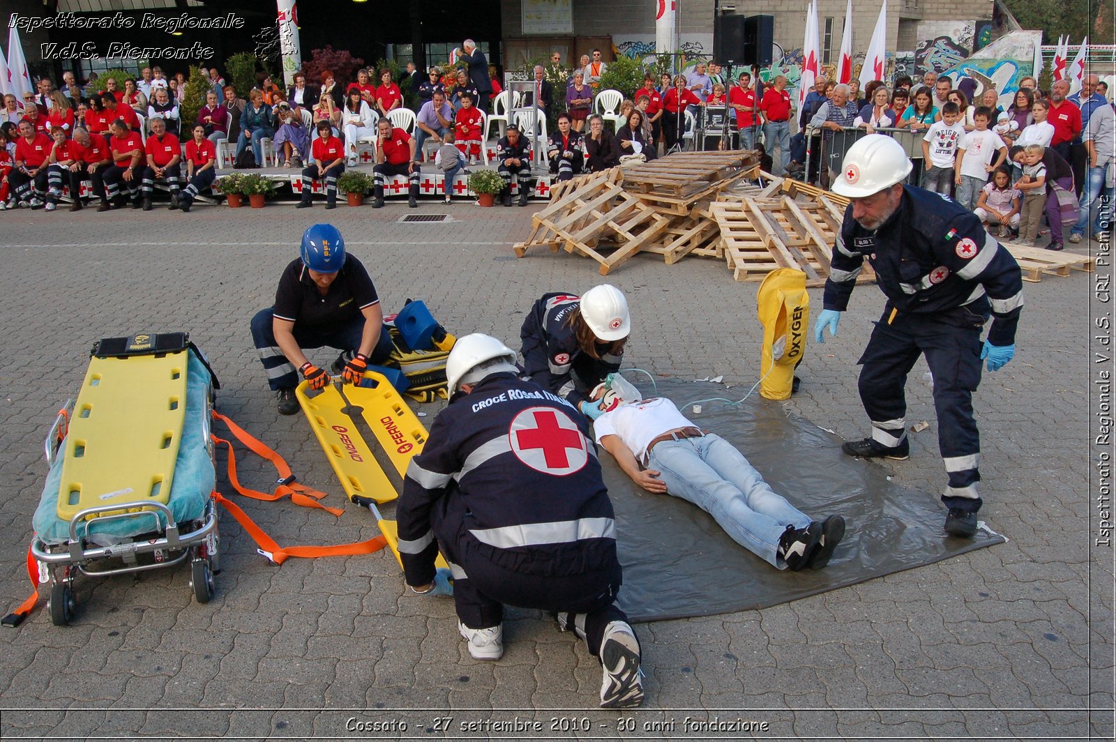 Cossato - 27 settembre 2010 - 30 anni fondazione -  Croce Rossa Italiana - Ispettorato Regionale Volontari del Soccorso Piemonte