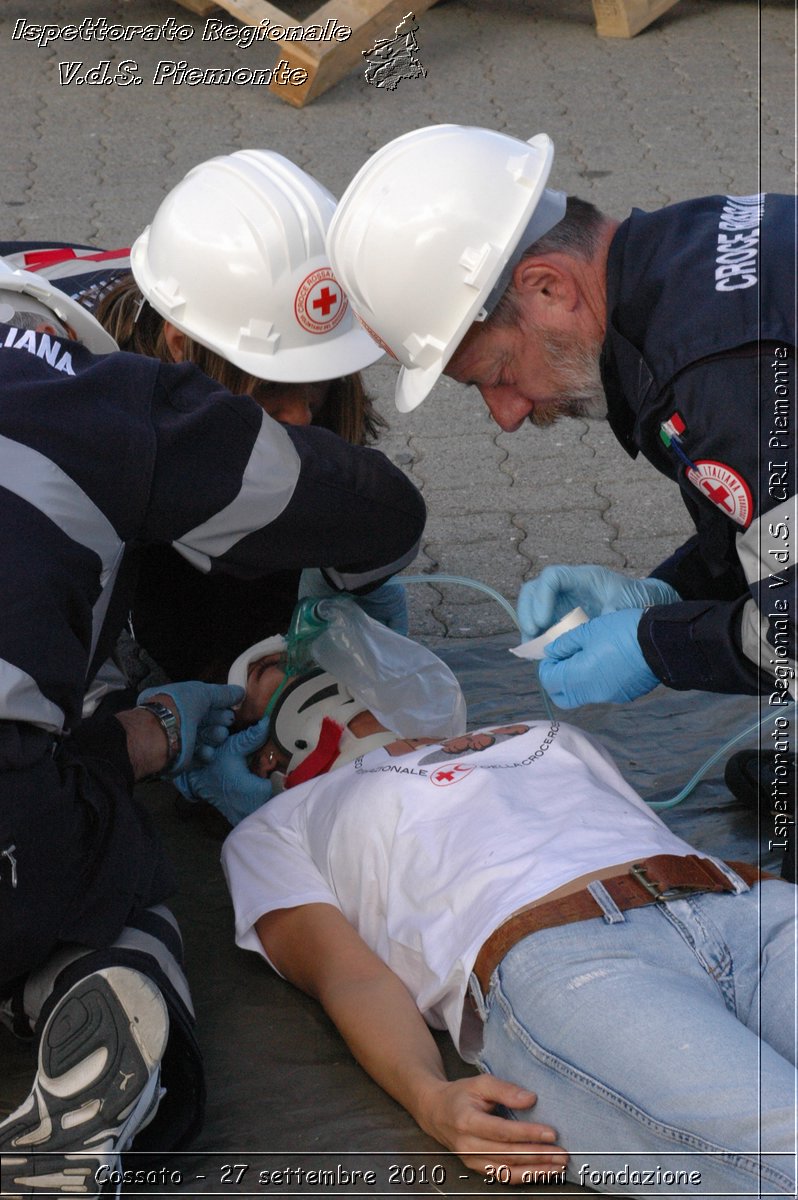 Cossato - 27 settembre 2010 - 30 anni fondazione -  Croce Rossa Italiana - Ispettorato Regionale Volontari del Soccorso Piemonte