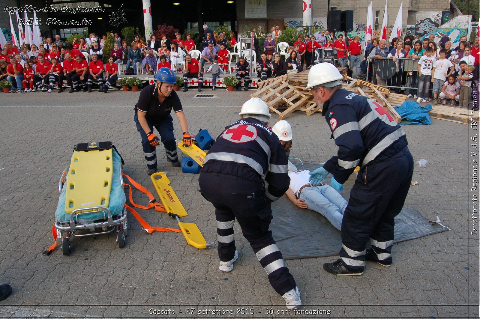 Cossato - 27 settembre 2010 - 30 anni fondazione -  Croce Rossa Italiana - Ispettorato Regionale Volontari del Soccorso Piemonte