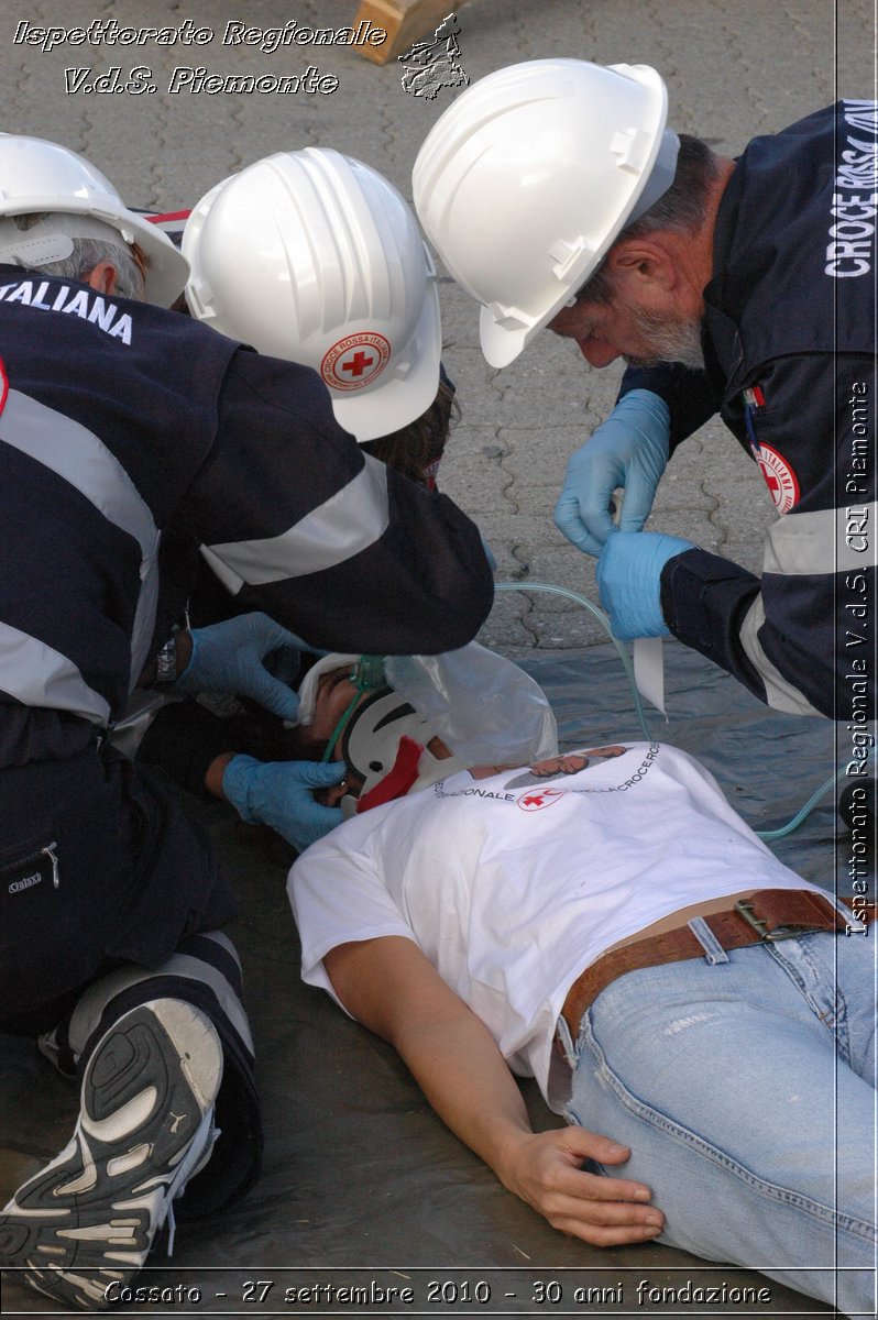 Cossato - 27 settembre 2010 - 30 anni fondazione -  Croce Rossa Italiana - Ispettorato Regionale Volontari del Soccorso Piemonte