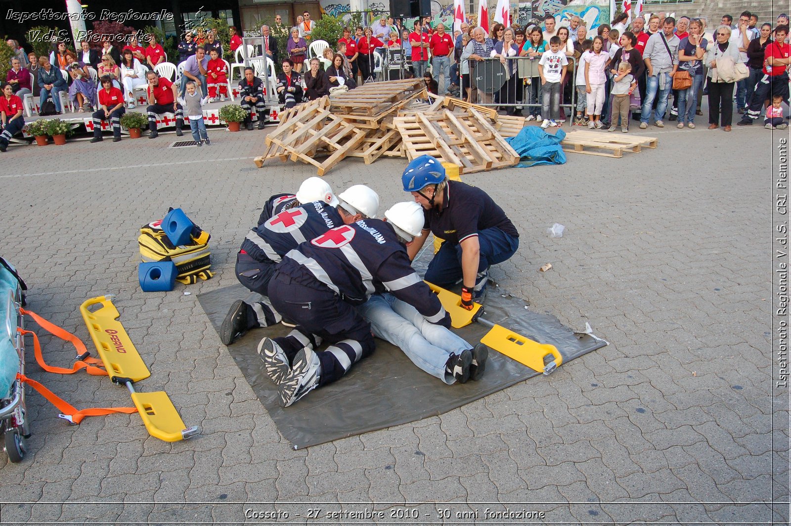 Cossato - 27 settembre 2010 - 30 anni fondazione -  Croce Rossa Italiana - Ispettorato Regionale Volontari del Soccorso Piemonte