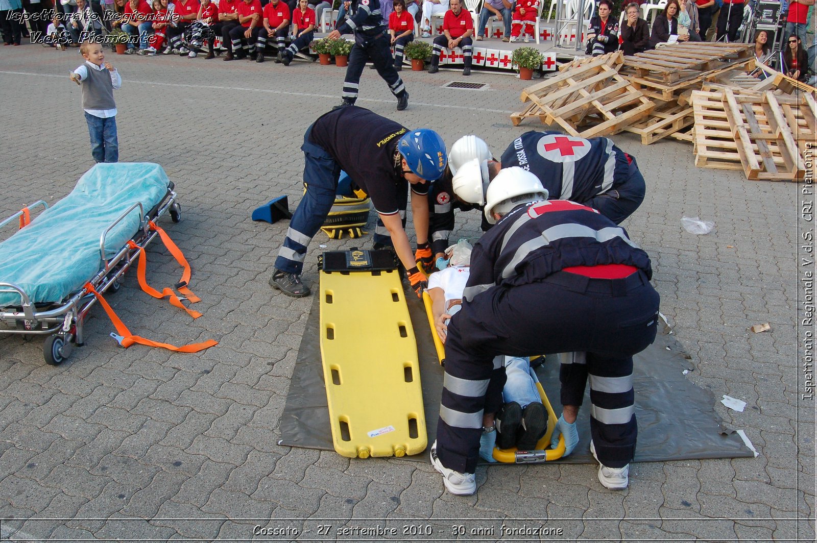 Cossato - 27 settembre 2010 - 30 anni fondazione -  Croce Rossa Italiana - Ispettorato Regionale Volontari del Soccorso Piemonte