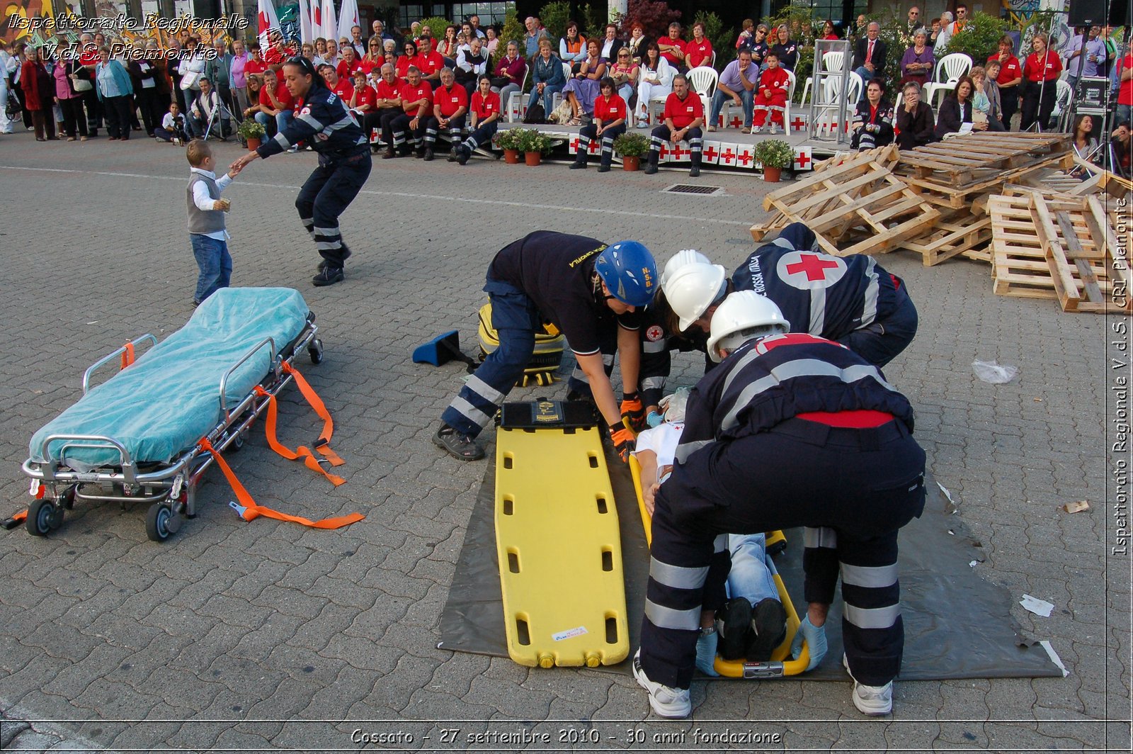 Cossato - 27 settembre 2010 - 30 anni fondazione -  Croce Rossa Italiana - Ispettorato Regionale Volontari del Soccorso Piemonte