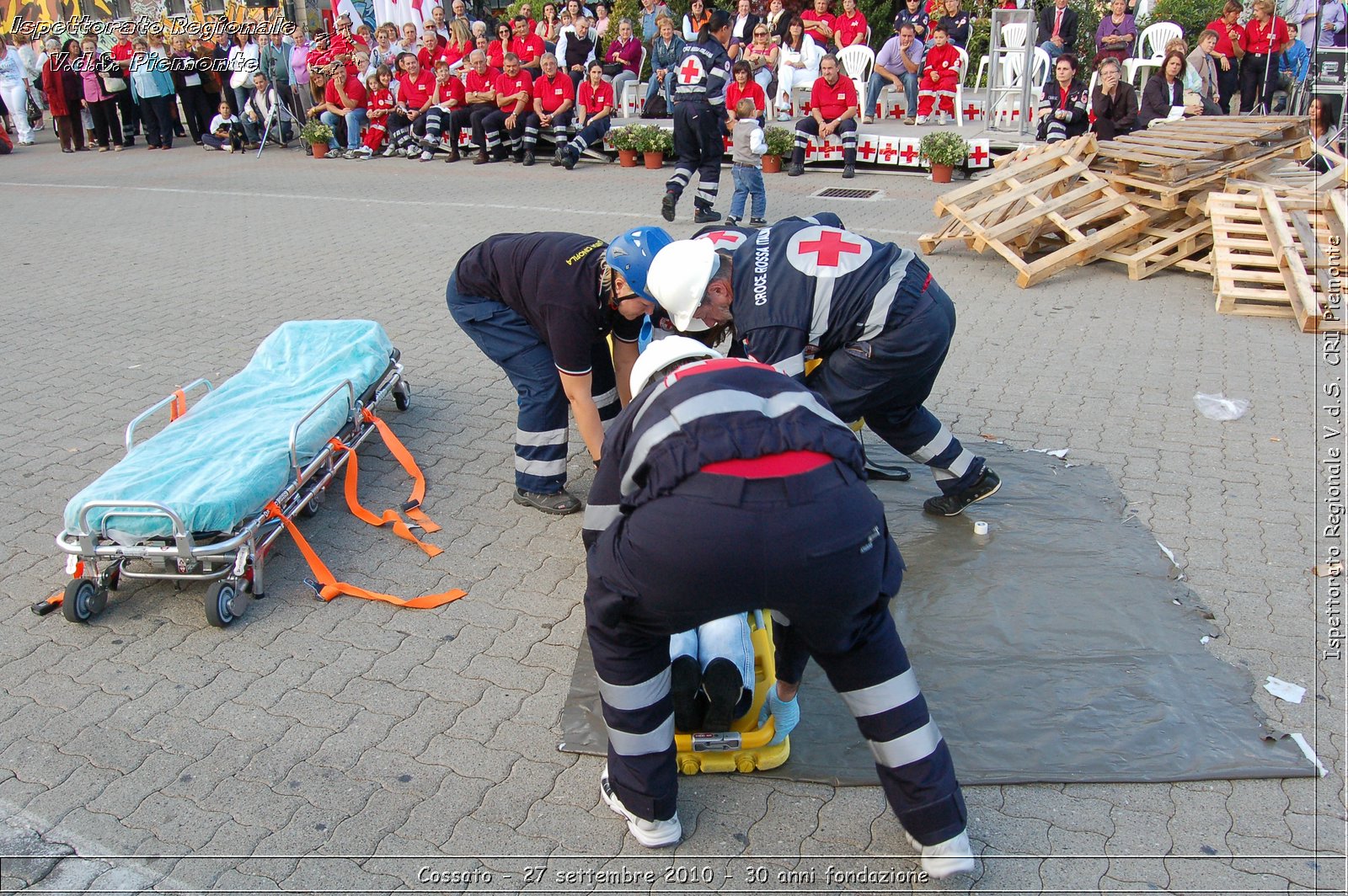 Cossato - 27 settembre 2010 - 30 anni fondazione -  Croce Rossa Italiana - Ispettorato Regionale Volontari del Soccorso Piemonte