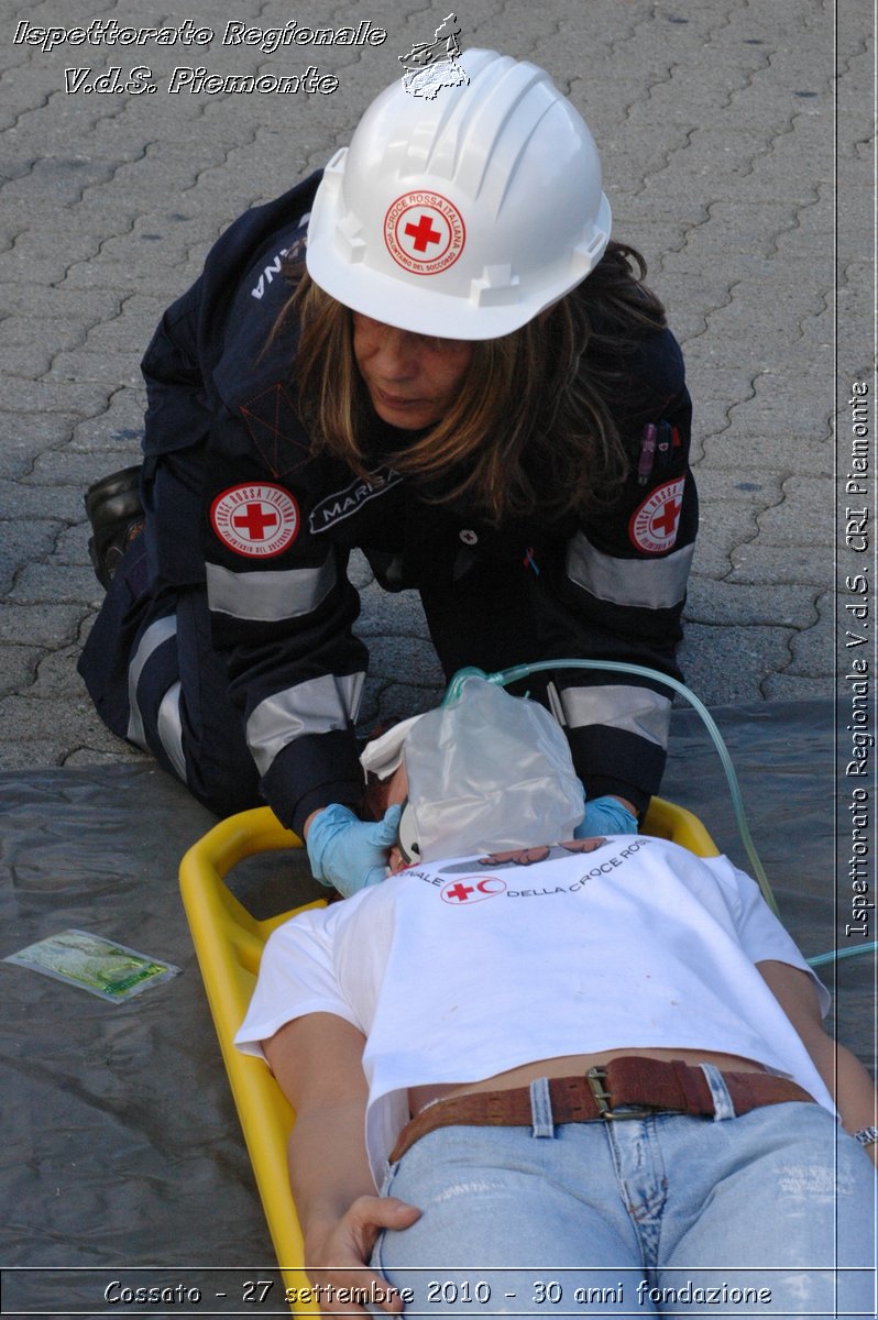 Cossato - 27 settembre 2010 - 30 anni fondazione -  Croce Rossa Italiana - Ispettorato Regionale Volontari del Soccorso Piemonte