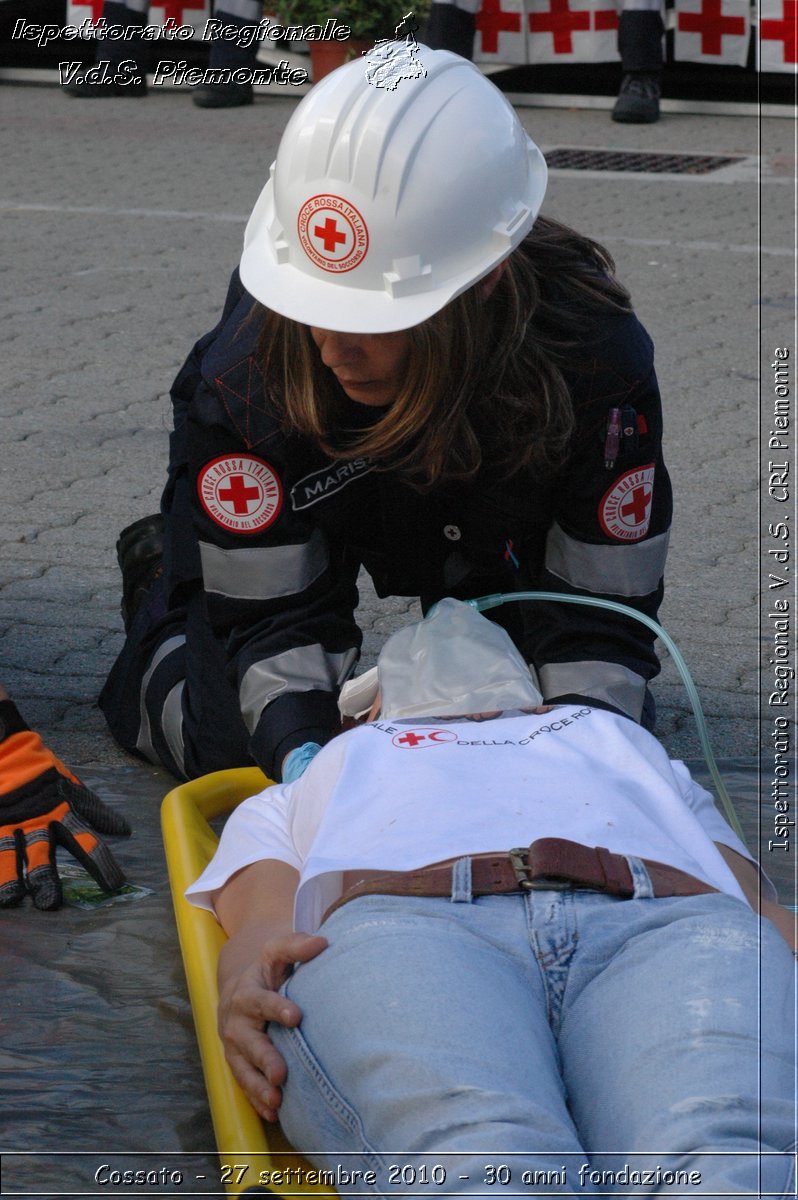 Cossato - 27 settembre 2010 - 30 anni fondazione -  Croce Rossa Italiana - Ispettorato Regionale Volontari del Soccorso Piemonte