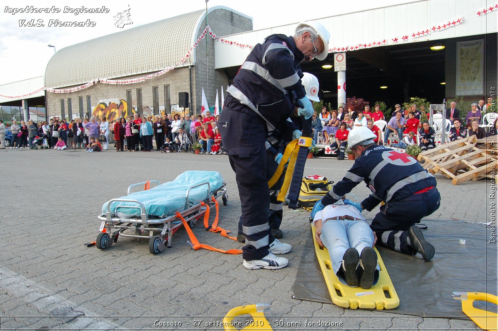 Cossato - 27 settembre 2010 - 30 anni fondazione -  Croce Rossa Italiana - Ispettorato Regionale Volontari del Soccorso Piemonte