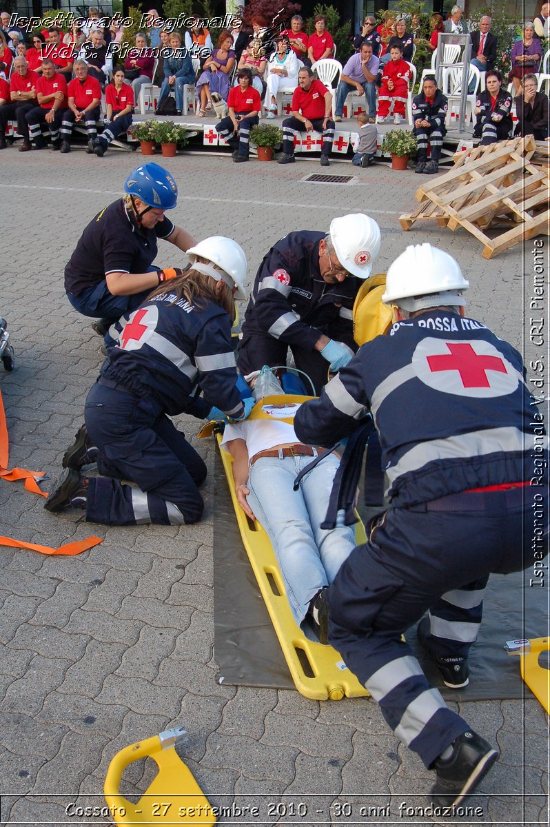 Cossato - 27 settembre 2010 - 30 anni fondazione -  Croce Rossa Italiana - Ispettorato Regionale Volontari del Soccorso Piemonte