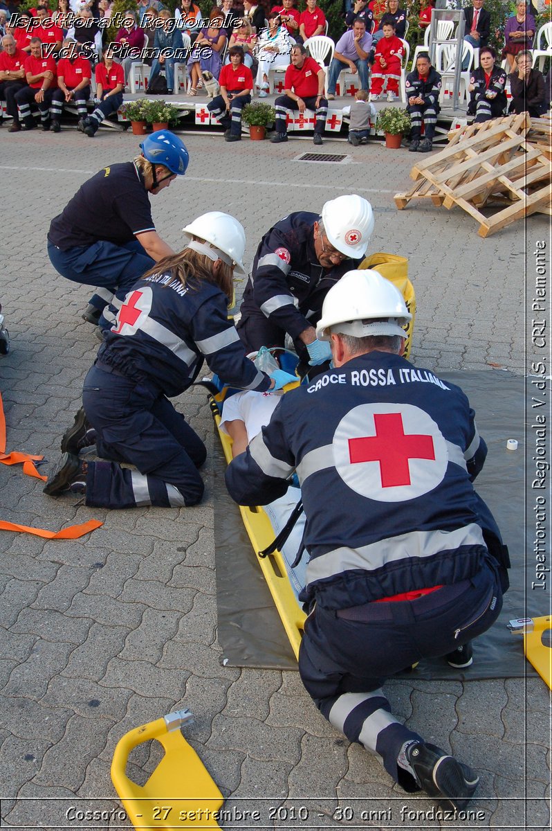 Cossato - 27 settembre 2010 - 30 anni fondazione -  Croce Rossa Italiana - Ispettorato Regionale Volontari del Soccorso Piemonte