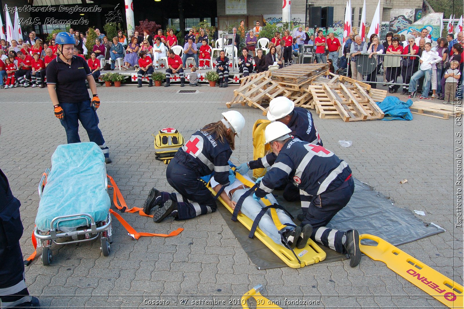 Cossato - 27 settembre 2010 - 30 anni fondazione -  Croce Rossa Italiana - Ispettorato Regionale Volontari del Soccorso Piemonte