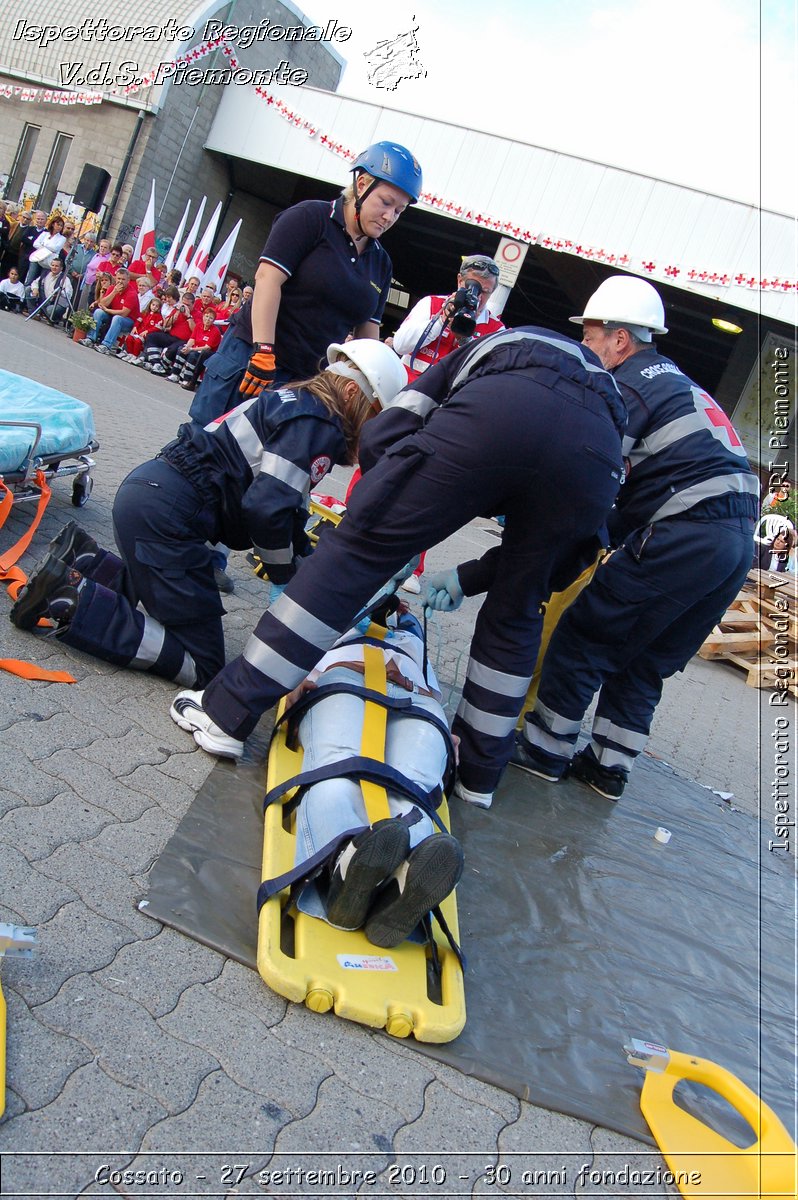 Cossato - 27 settembre 2010 - 30 anni fondazione -  Croce Rossa Italiana - Ispettorato Regionale Volontari del Soccorso Piemonte