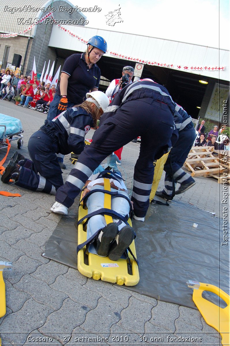 Cossato - 27 settembre 2010 - 30 anni fondazione -  Croce Rossa Italiana - Ispettorato Regionale Volontari del Soccorso Piemonte